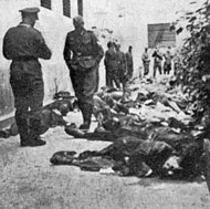 After the Iasi Pogrom in
                                                          Iasi, Romania