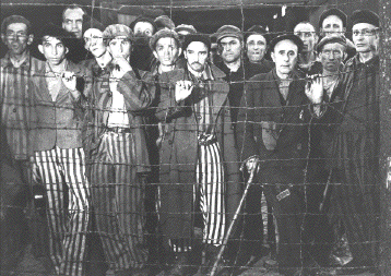 Holocaust survivors
                                                          at Buchenwald