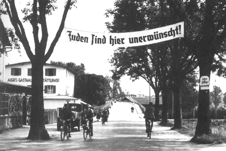 1935 Nazi Germany: Jews Are
                                      Not Wanted Here