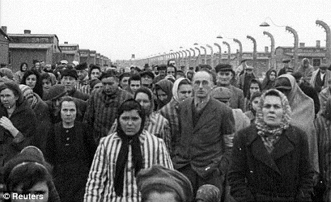 Liberated Inmates at
                                      Auschwitz/Birkenau