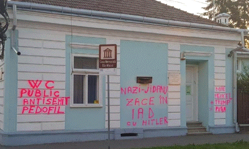 Elie
                                                          Wiesel's
                                                          Childhood Home
                                                          Target of
                                                          Anti-Semitic
                                                          Graffiti