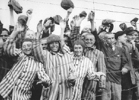 Survivors at
                                                          the end of the
                                                          Holocaust