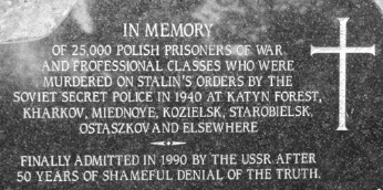 Katyn Forest 1940
                                              Massacre 
