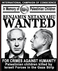 Netanyahu wanted
                                                        for Palestinian
                                                        crimes