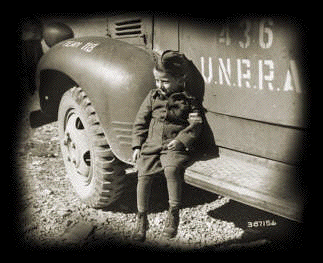 Jewish boy at
                                              liberation in Buchenwald