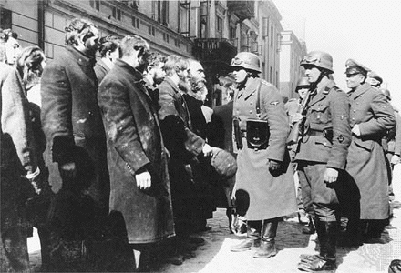 Jews captured
                                                during the Warsaw Ghetto
                                                Uprising.