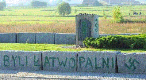 Jedwabne Monument
Desecrated